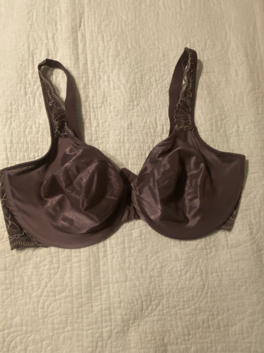 Bundle Bras 2/$16! Lilyette Satin Underwire Bra in Mocha Brown